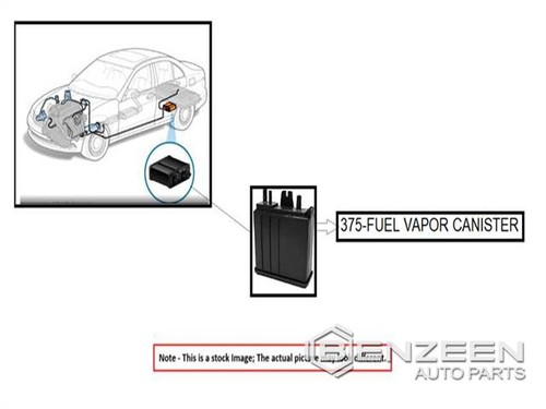Fuel vapor charcoal canister - fuel,